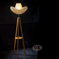 Kap Lampu Standing Rotan BASIC 74 - Handcrafted Rattan Standing Lampshade Best Interior Decor for Livingroom, Bedroom, or Longue.