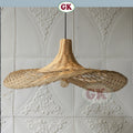 Kap Lampu Dinding Rotan RUSTIC 02 - Dekorasi Kap Lampu Rotan Interior Rumah Restoran Cafe