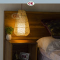 Kap Lampu Gantung Rotan LENTERA 02 D20 - Handcrafted Rattan Lampshade Perfect Interior Decor for Cafe, Resto, Hotel or Home.