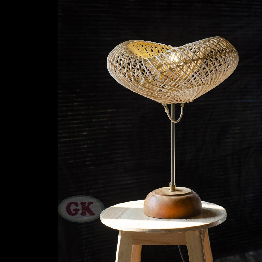Kap Lampu Rotan BASIC 62 - Handcrafted Rattan Lampshade Perfect Interior Decor for Livingroom, Bedroom, or Longue.