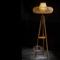 Kap Lampu Standing Rotan BASIC 76 - Handcrafted Rattan Standing Lampshade Best Interior Decor for Livingroom, Bedroom, or Longue.