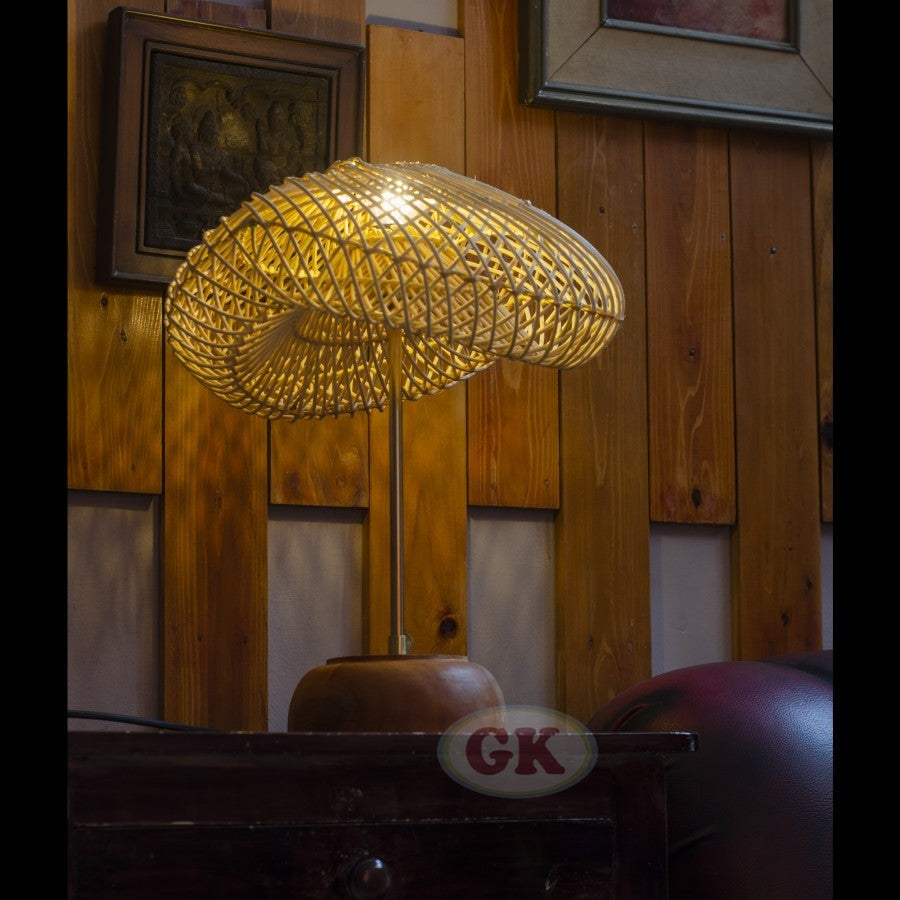 Kap Lampu Rotan BASIC 62 - Handcrafted Rattan Lampshade Perfect Interior Decor for Livingroom, Bedroom, or Longue.