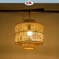 Kap Lampu Gantung Rotan BASIC 03 - Rattan Cafe Lamp Hias
