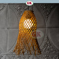 Kap Lampu Gantung Rotan BASIC 31 D20 - Rattan Unique Interior Lamp Decoration For Cozy Cafe, Resto or Home.