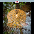 Kap Lampu Gantung Rotan BASIC 94 D40 - Handcrafted Rattan Lampshade Perfect Interior Decor For Cafe, Resto, or Home.