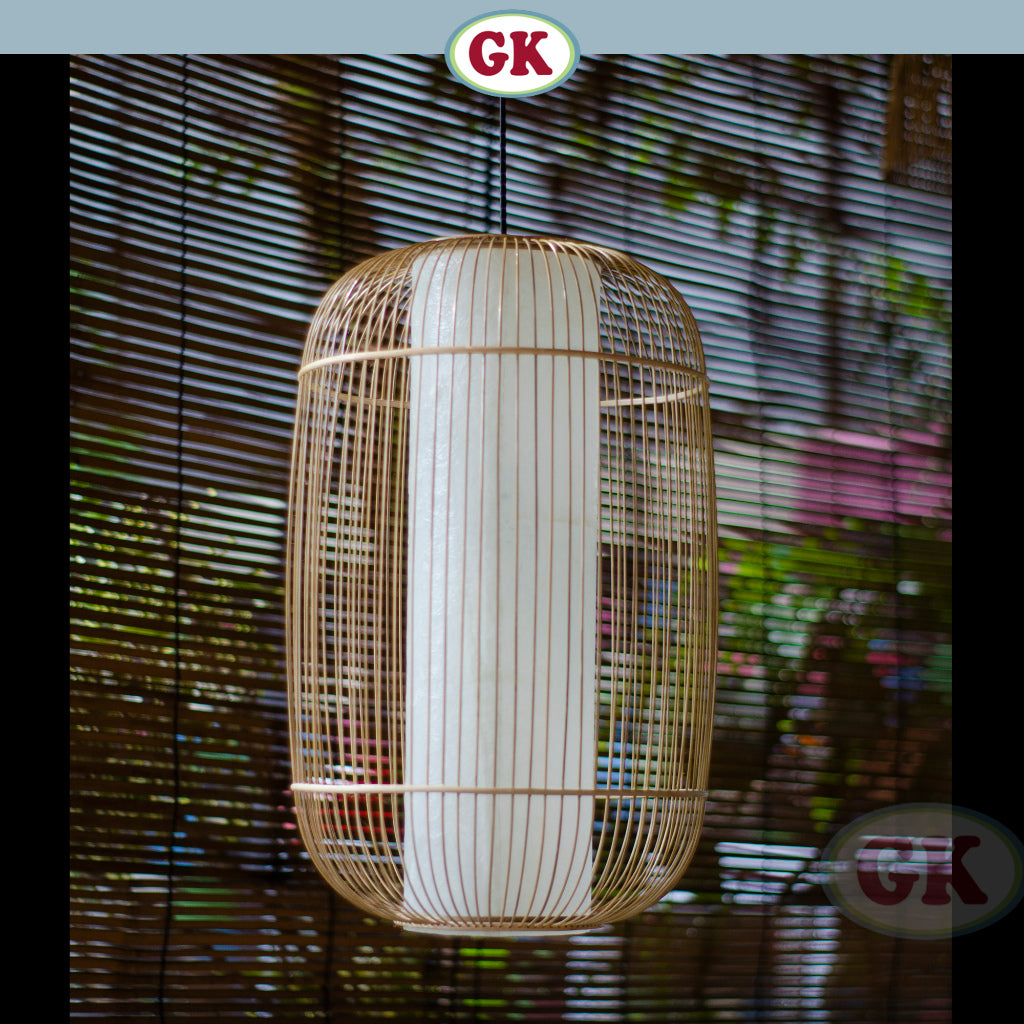 Kap Lampu Gantung Bambu JARI-JARI 03 - Handcrafted Rattan Unique Lampshade Perfect Interior Decor for Cafe, Resto, Hotel or Home.
