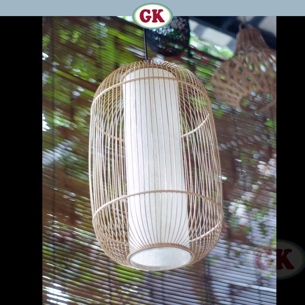 Kap Lampu Gantung Bambu JARI-JARI 03 - Handcrafted Rattan Unique Lampshade Perfect Interior Decor for Cafe, Resto, Hotel or Home.