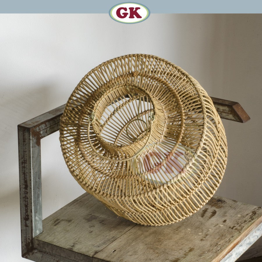 Kap Lampu Gantung Rotan BASIC 03 - Rattan Cafe Lamp Hias
