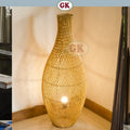 Kap Lampu Duduk BASIC 68 - Handcrafted Rattan Standing Lampshade Best Interior Decor for Livingroom, Bedroom, or Longue.