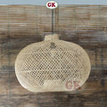 Kap Lampu Lentera BASIC 29 D65 - Handcrafted Rattan Lampshade Perfect Interior Decor for Cafe, Resto, or Home.