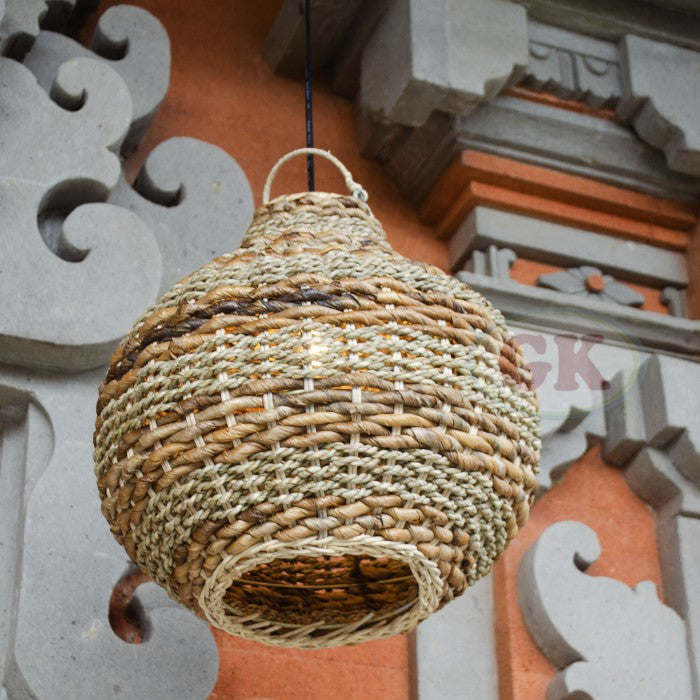 Kap Lampu Gantung Rotan BASIC 17 - Hanging Lamp Home Decoration