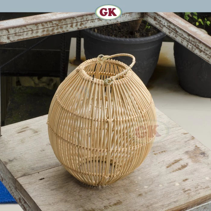 Kap Lampu Gantung Rotan BASIC 09 - Rattan Gantung