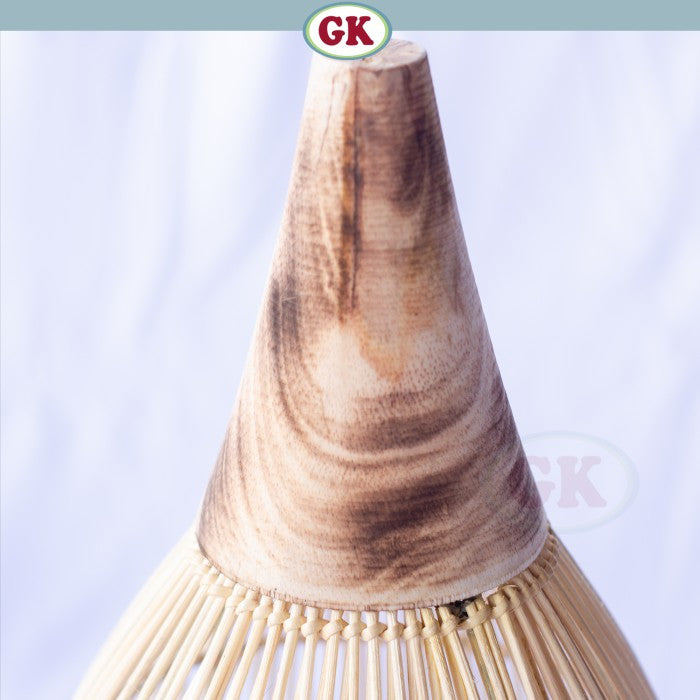 Kap Lampu Gantung Rotan KUBAH 18 - Dekorasi Lampu Unik Estetik Hias