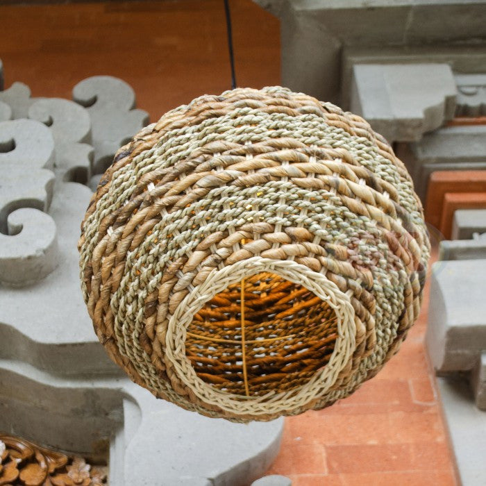 Kap Lampu Gantung Rotan BASIC 17 - Hanging Lamp Home Decoration