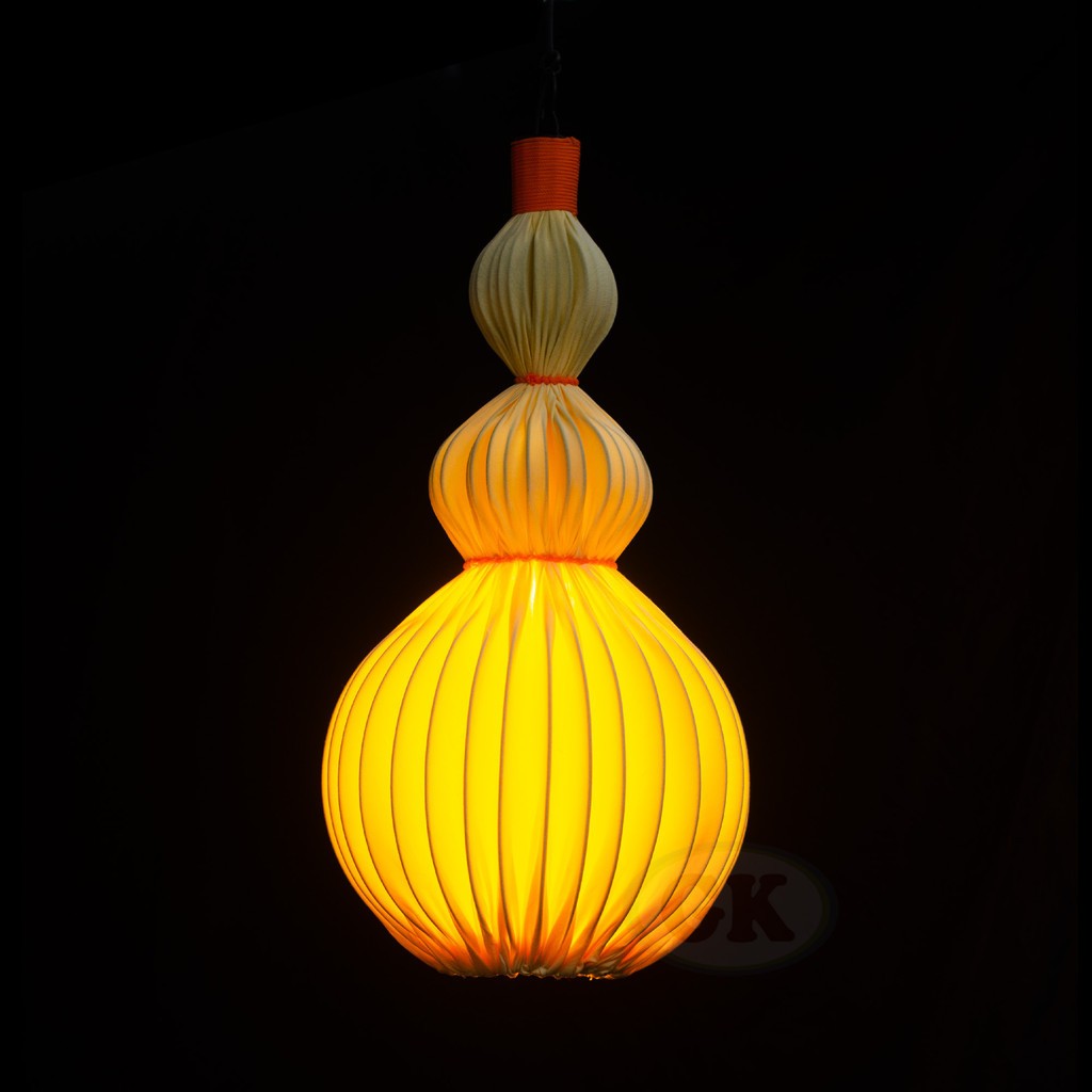 Kap Lampu Gantung Kain LENTERA 35 D25 - Handcrafted Lampshade Perfect Interior Decor for Cafe, Resto, Hotel or Home.