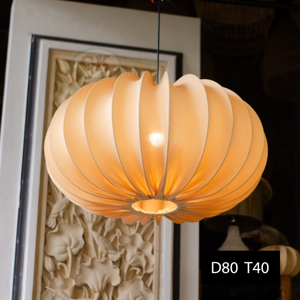 Kap Lampu Gantung Kain LENTERA 22 - Handcrafted Unique Lampshade Perfect Interior Decor for Cafe, Resto, Hotel or Home. D40 D50 D60