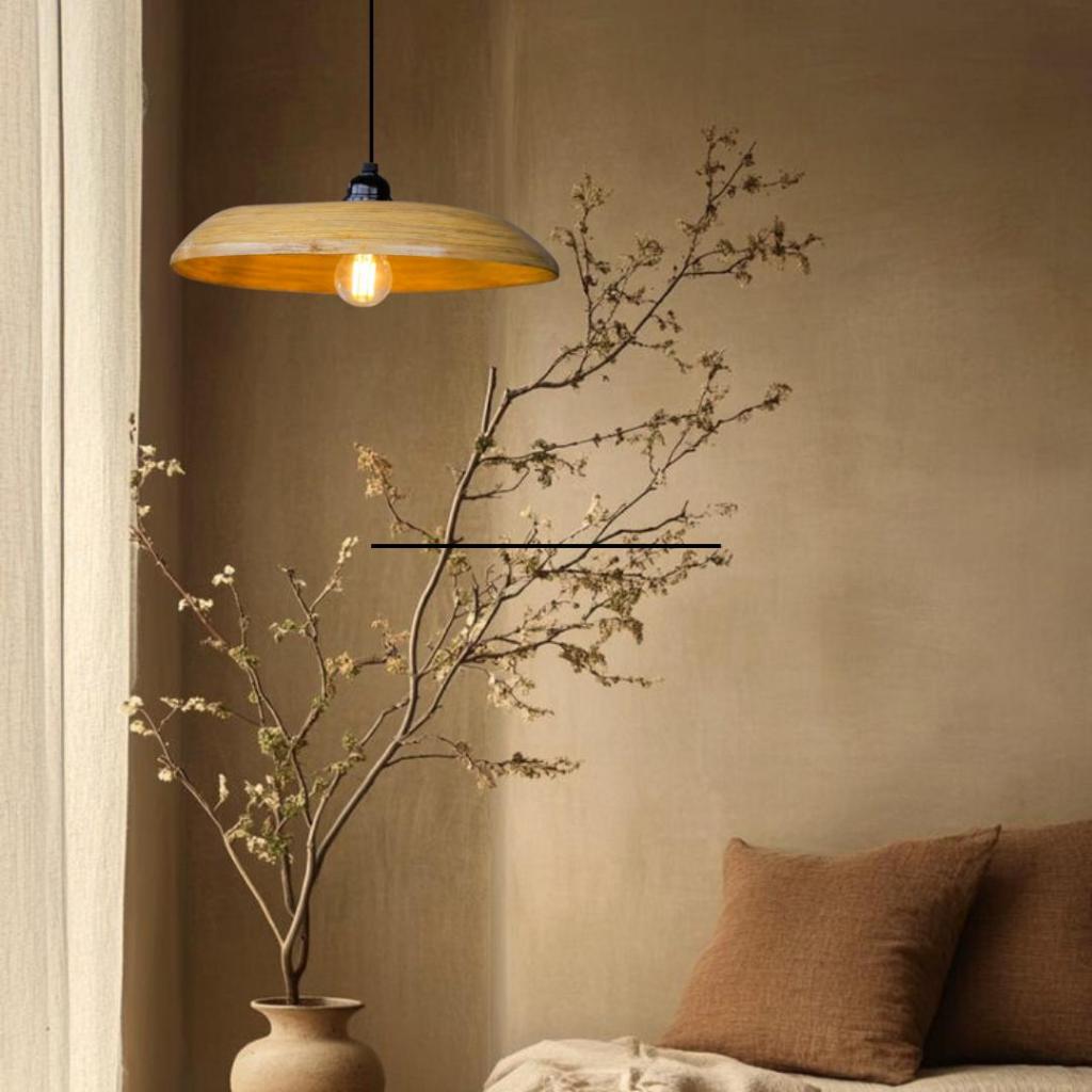 Kap Lampu Gantung Bambu BAMBOO 02 - Handcrafted Rattan Artistic Lampshade Best Interior Decor for Cafe, Resto, Hotel or Home
