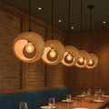Kap Lampu Gantung Bambu BAMBOO 05 - Handcrafted Rattan Artistic Lampshade Best Interior Decor for Cafe, Resto, Hotel or Home