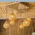 Kap Lampu Gantung Rotan BASIC 01 - Rattan Cafe Lamp Pendant