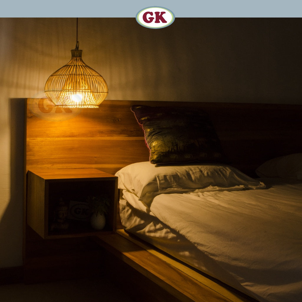 Kap Lampu Gantung Rotan BASIC 84 D30 - Handcrafted Rattan Lampshade Perfect Interior Decor for Livingroom, Bedroom, or Longue.