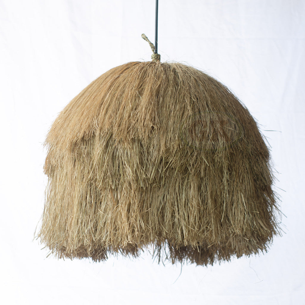 Kap Lampu Gantung Rumbai RUSTIC 41 D40 - Artistic Lampshade Perfect Interior Decor for Livingroom, Bedroom, or Longue.