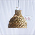Kap Lampu Gantung Rotan RUSTIC 10 D30 - Artistic Rattan Lampshade Perfect Interior Decor for Livingroom, Bedroom, or Longue.