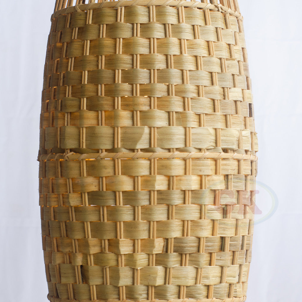 Kap Lampu Gantung Rotan RUSTIC 11 D30 - Artistic Rattan Lampshade Perfect Interior Decor for Livingroom, Bedroom, or Longue.