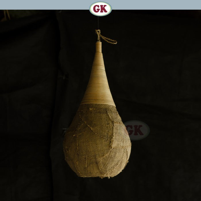 Kap Lampu Gantung Rotan RUSTIC 40 D25 - Artistic Lampshade Perfect Interior Decor for Livingroom, Bedroom, or Longue.