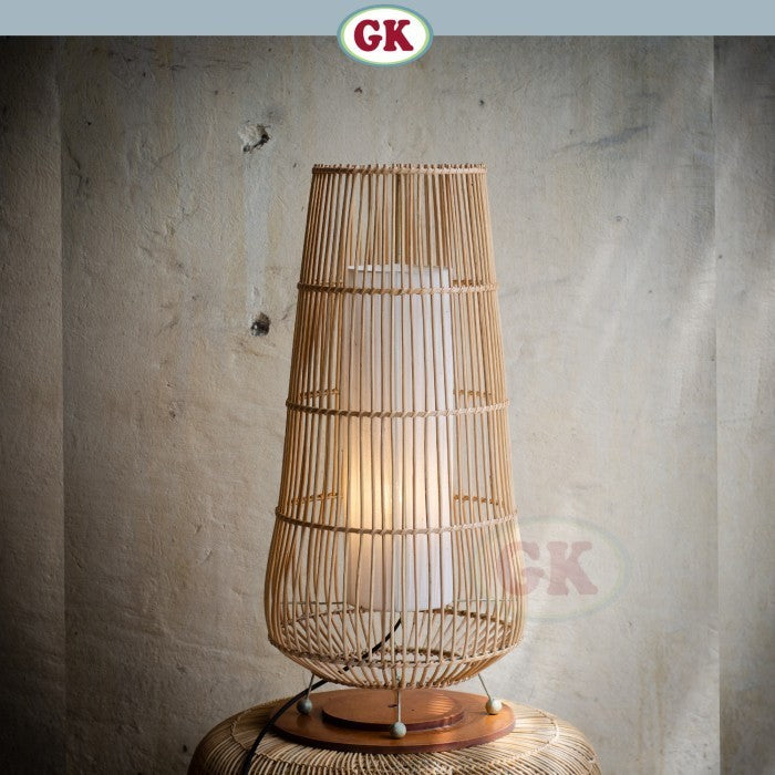 Kap Lampu Meja BASIC 83 D30 - Handcrafted Rattan Lampshade Perfect Interior Decor for Livingroom, Bedroom, or Longue.