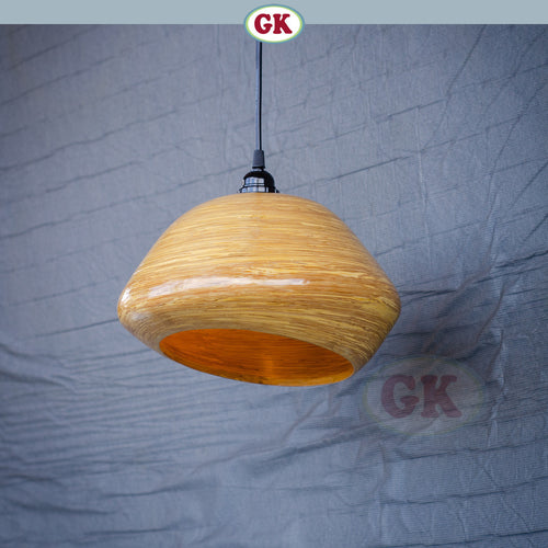 Kap Lampu Gantung Bambu BAMBOO 07 - Handcrafted Rattan Artistic Lampshade Best Interior Decor for Cafe, Resto, Hotel or Home