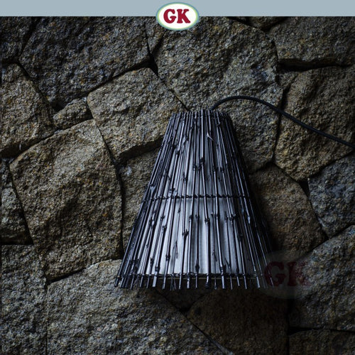 Kap Lampu Dinding Rotan RUSTIC 29 D30 - Lampu Dekorasi Dinding Estetik Interior Kamar Restoran Event