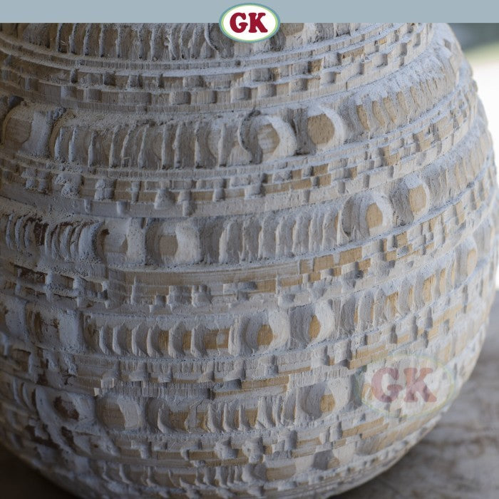 Kap Lampu Meja Rotan RUSTIC 23 D30 - Handwoven Rattan Table Lampshade Elegant Natural Decor for Bedroom, Livingroom, Lounge or Workspace.