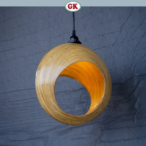 Kap Lampu Gantung Bambu BAMBOO 05 - Handcrafted Rattan Artistic Lampshade Best Interior Decor for Cafe, Resto, Hotel or Home