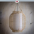 Kap Lampu Gantung Rotan LENTERA 11 D35 - Handcrafted Rattan Lampshade Perfect Interior Decor for Cafe, Resto, Hotel or Home.