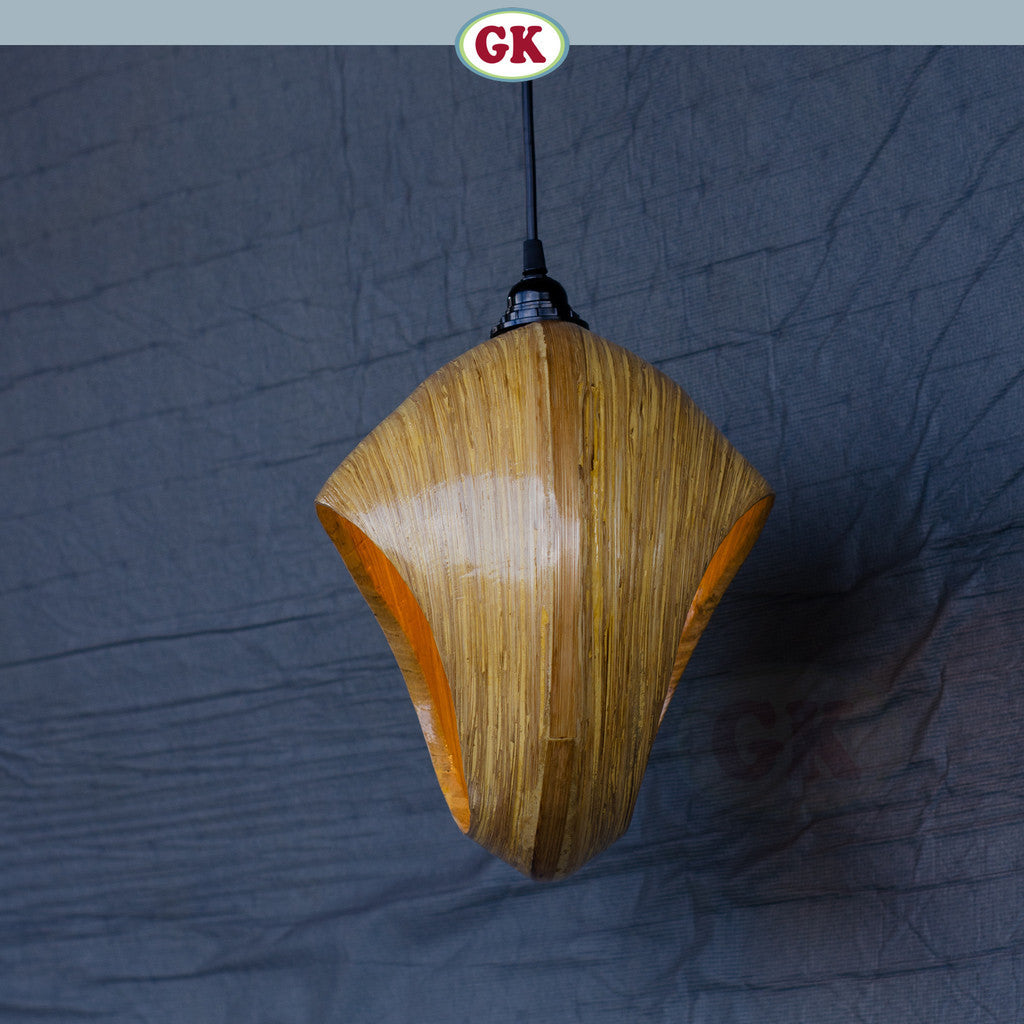 Kap Lampu Gantung Bambu BAMBOO 05 - Handcrafted Rattan Artistic Lampshade Best Interior Decor for Cafe, Resto, Hotel or Home