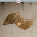 Kap Lampu Rotan BASIC 54 D60 - Handcrafted Rattan Lampshade Perfect Interior Decor for Cafe, Resto, Hotel or Home.