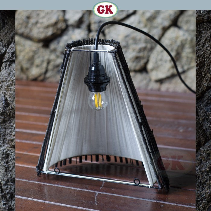 Kap Lampu Dinding Rotan RUSTIC 29 D30 - Lampu Dekorasi Dinding Estetik Interior Kamar Restoran Event