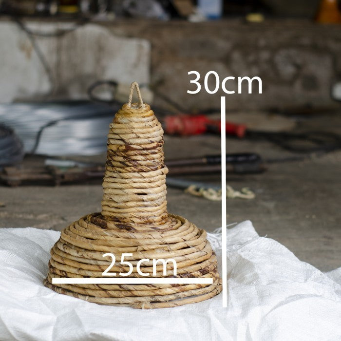Kap Lampu Gantung Pelepah Pisang RUSTIC 39 D25 - Artistic Lampshade Perfect Interior Decor for Livingroom, Bedroom, or Longue.