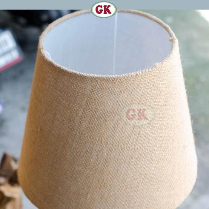 Kap Lampu Meja Rotan RUSTIC 20 D30 - Handwoven Rattan Table Lampshade Elegant Natural Decor for Bedroom, Livingroom, Lounge or Workspace.