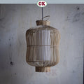 Kap Lampu Gantung Rotan LENTERA 10 D30 - Handcrafted Rattan Lampshade Perfect Interior Decor for Cafe, Resto, Hotel or Home.