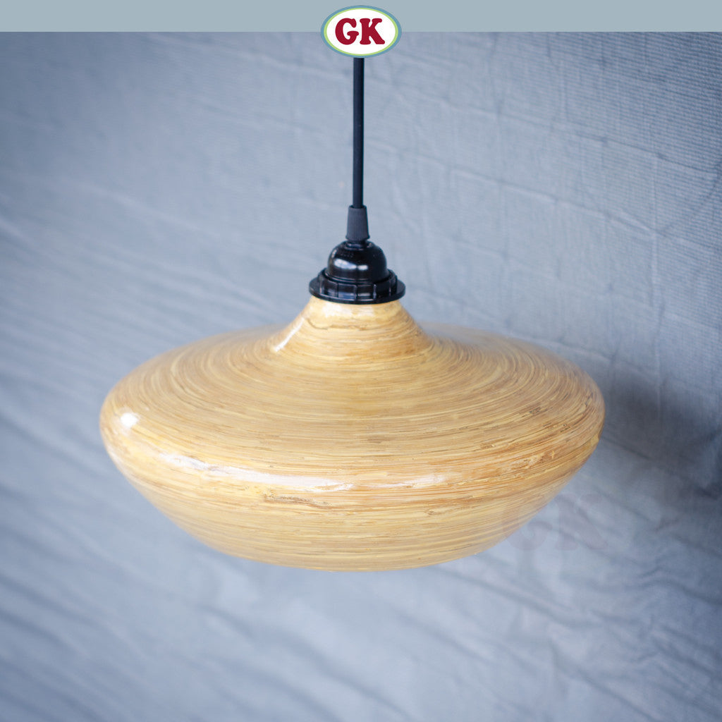 Kap Lampu Gantung Bambu BAMBOO 03 - Handcrafted Rattan Elegant Lampshade Best Interior Decor for Cafe, Resto, Hotel or Home.