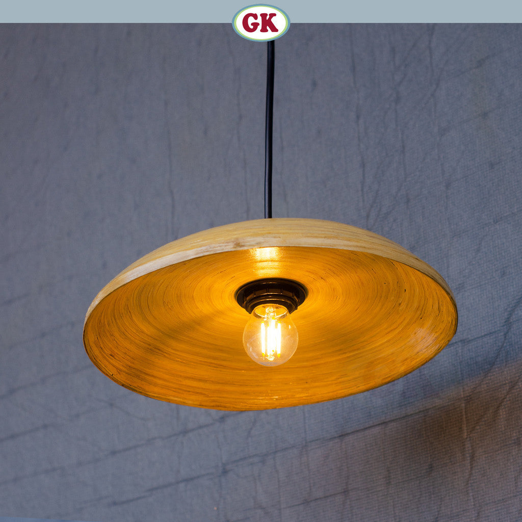 Kap Lampu Gantung Bambu BAMBOO 02 - Handcrafted Rattan Artistic Lampshade Best Interior Decor for Cafe, Resto, Hotel or Home