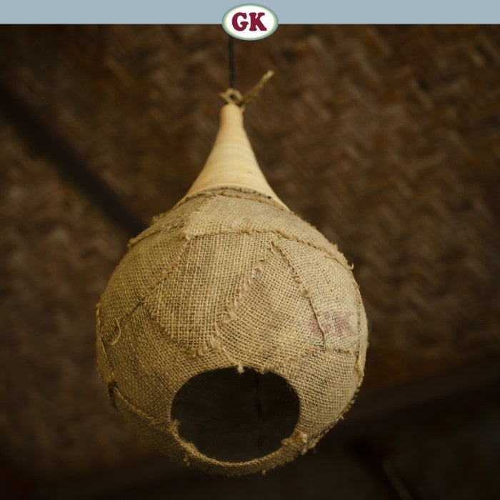 Kap Lampu Gantung Rotan RUSTIC 40 D25 - Artistic Lampshade Perfect Interior Decor for Livingroom, Bedroom, or Longue.