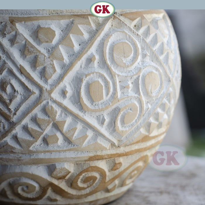 Kap Lampu Meja Rotan RUSTIC 24 D30 - Handwoven Rattan Table Lampshade Elegant Natural Decor for Bedroom, Livingroom, Lounge or Workspace.