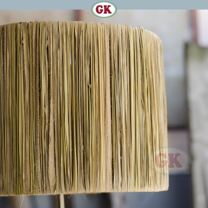 Kap Lampu Meja Rotan RUSTIC 23 D30 - Handwoven Rattan Table Lampshade Elegant Natural Decor for Bedroom, Livingroom, Lounge or Workspace.