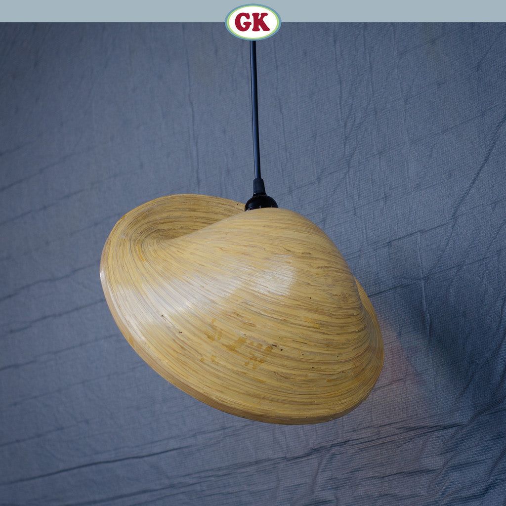 Kap Lampu Gantung Bambu BAMBOO 04 - Handcrafted Rattan Artistic Lampshade Best Interior Decor for Cafe, Resto, Hotel or Home
