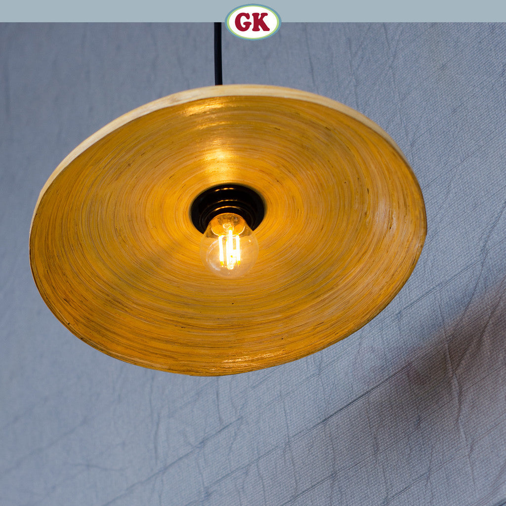 Kap Lampu Gantung Bambu BAMBOO 02 - Handcrafted Rattan Artistic Lampshade Best Interior Decor for Cafe, Resto, Hotel or Home