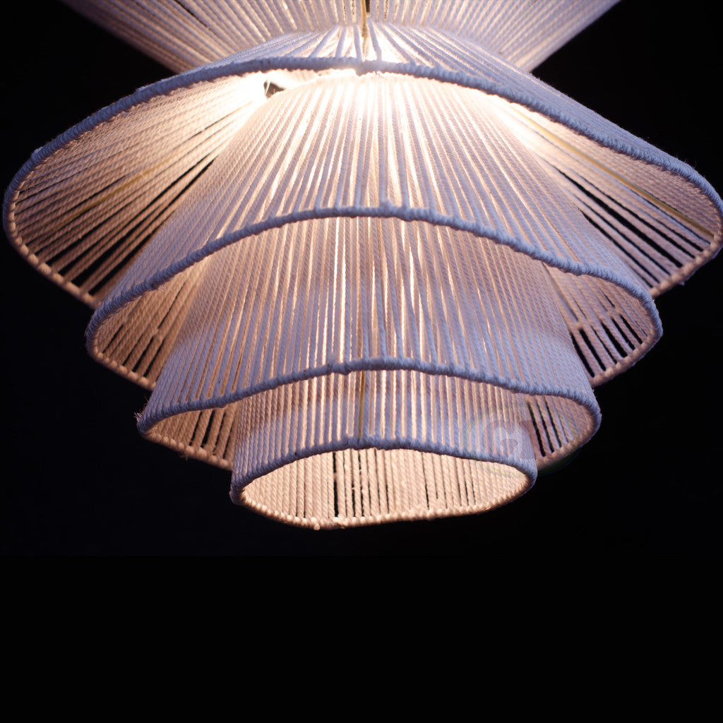 Kap Lampu Gantung RUSTIC 48 D50 - Artistic Lampshade Perfect Interior Decor for Livingroom, Bedroom, or Longue.