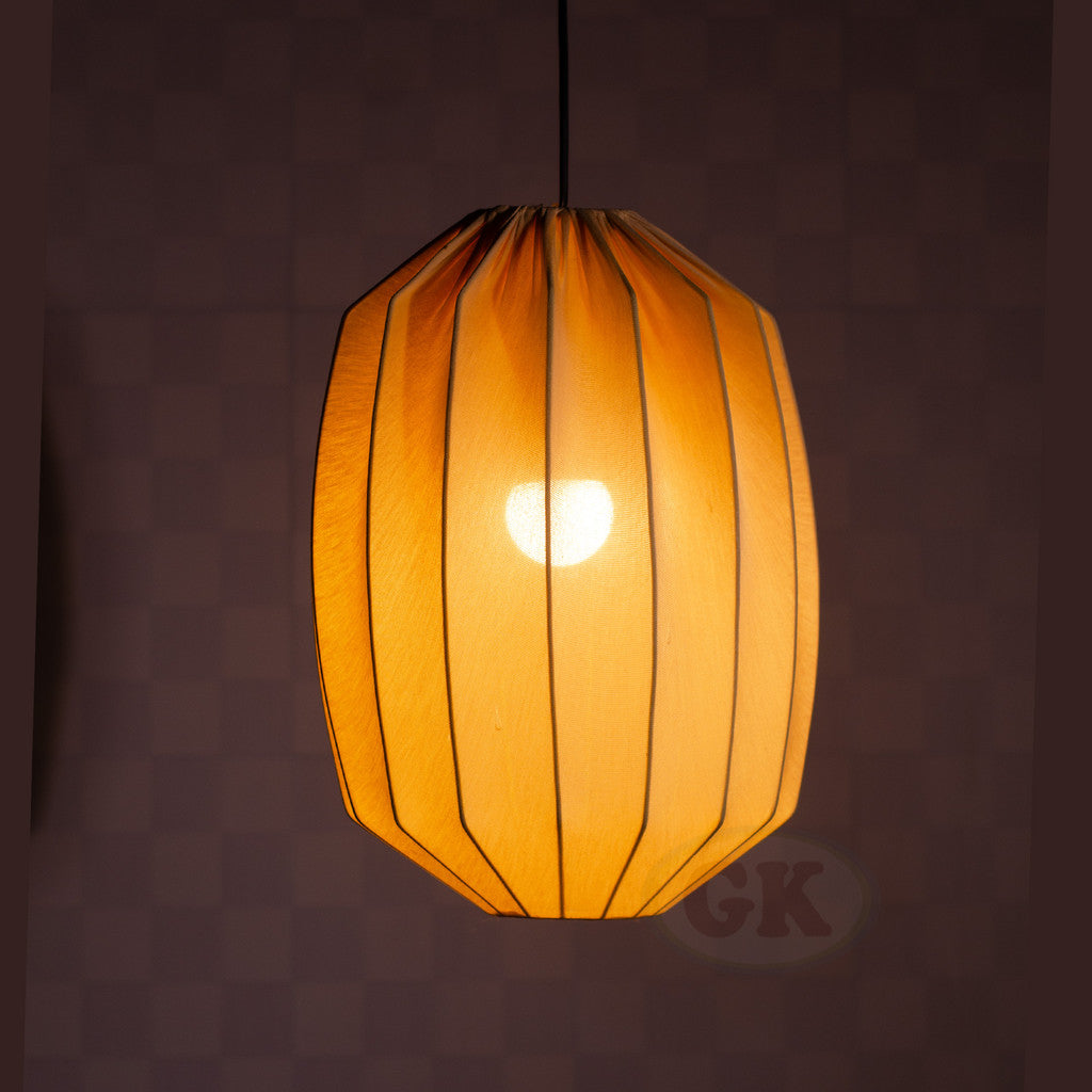 Kap Lampu Gantung Kain LENTERA 26 D30 - Handcrafted Lampshade Perfect Interior Decor for Cafe, Resto, Hotel or Home.