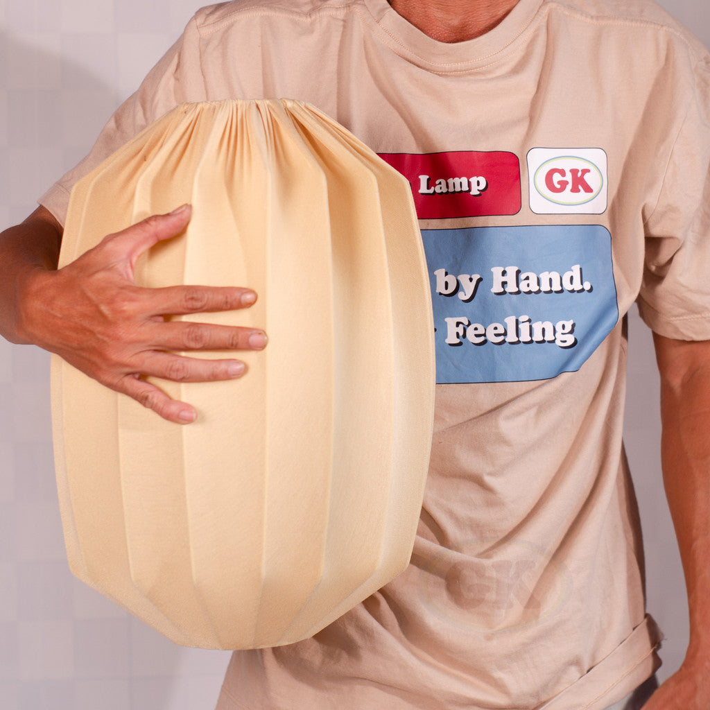 Kap Lampu Gantung Kain LENTERA 26 D30 - Handcrafted Lampshade Perfect Interior Decor for Cafe, Resto, Hotel or Home.